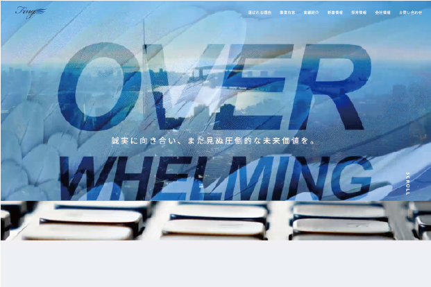 アフィリエイト広告運用のリーディングカンパニーの公式サイトを制作